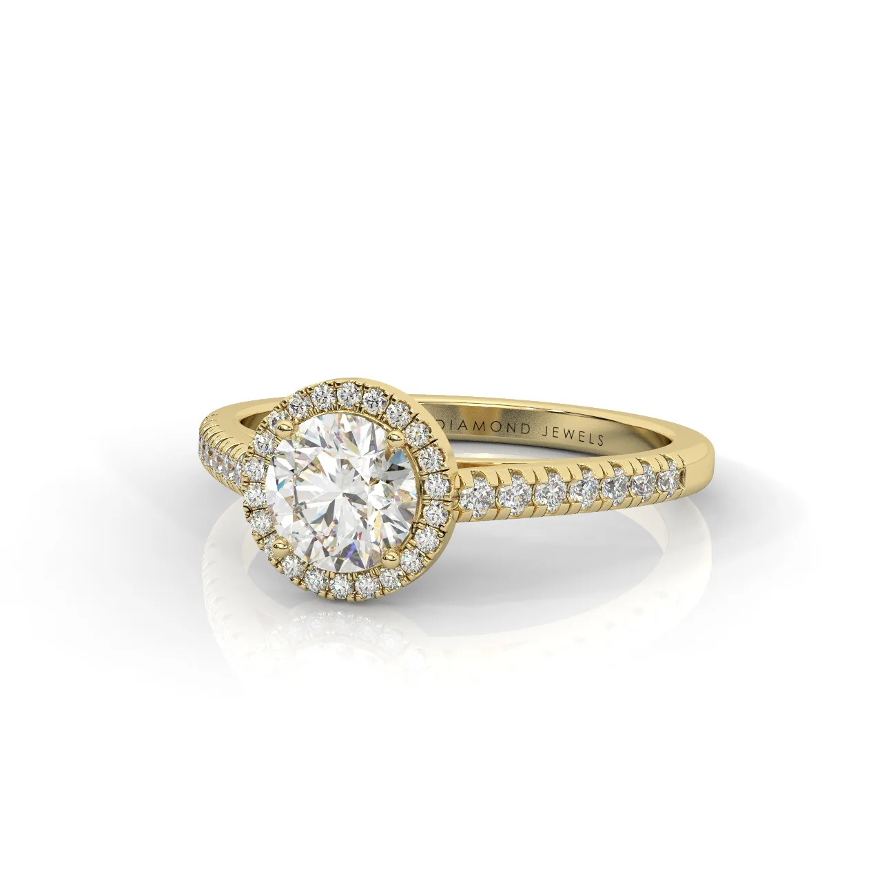 Cuore Halo Ring