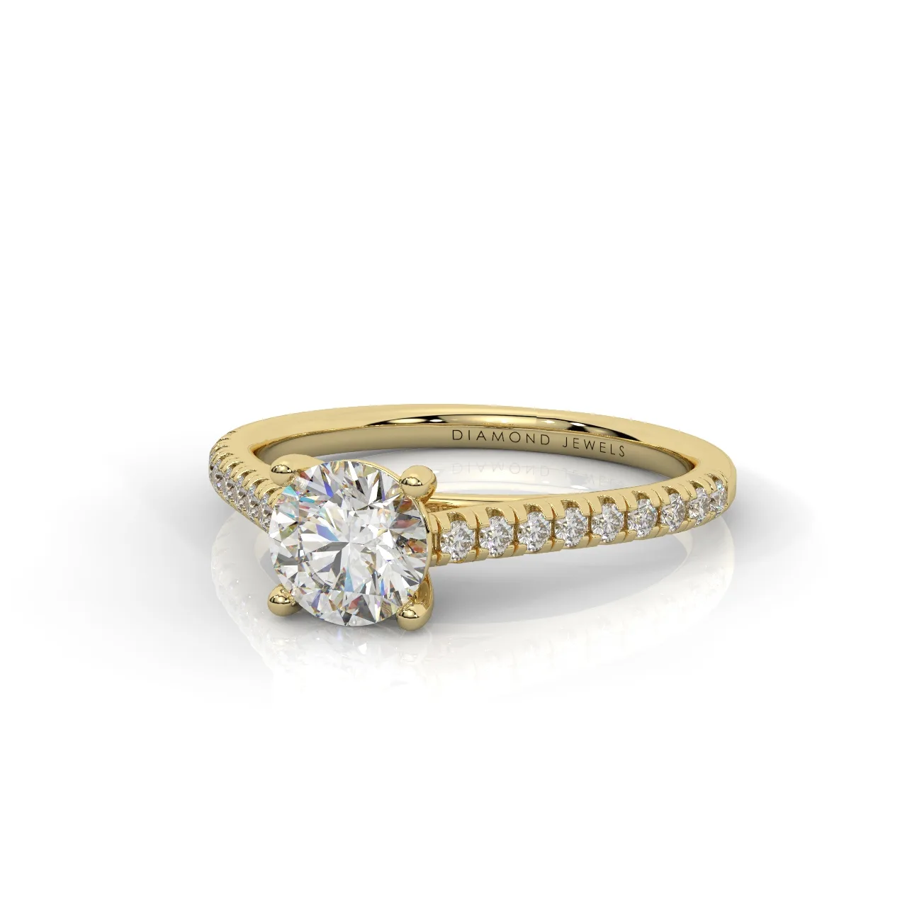 Rose Pave Ring
