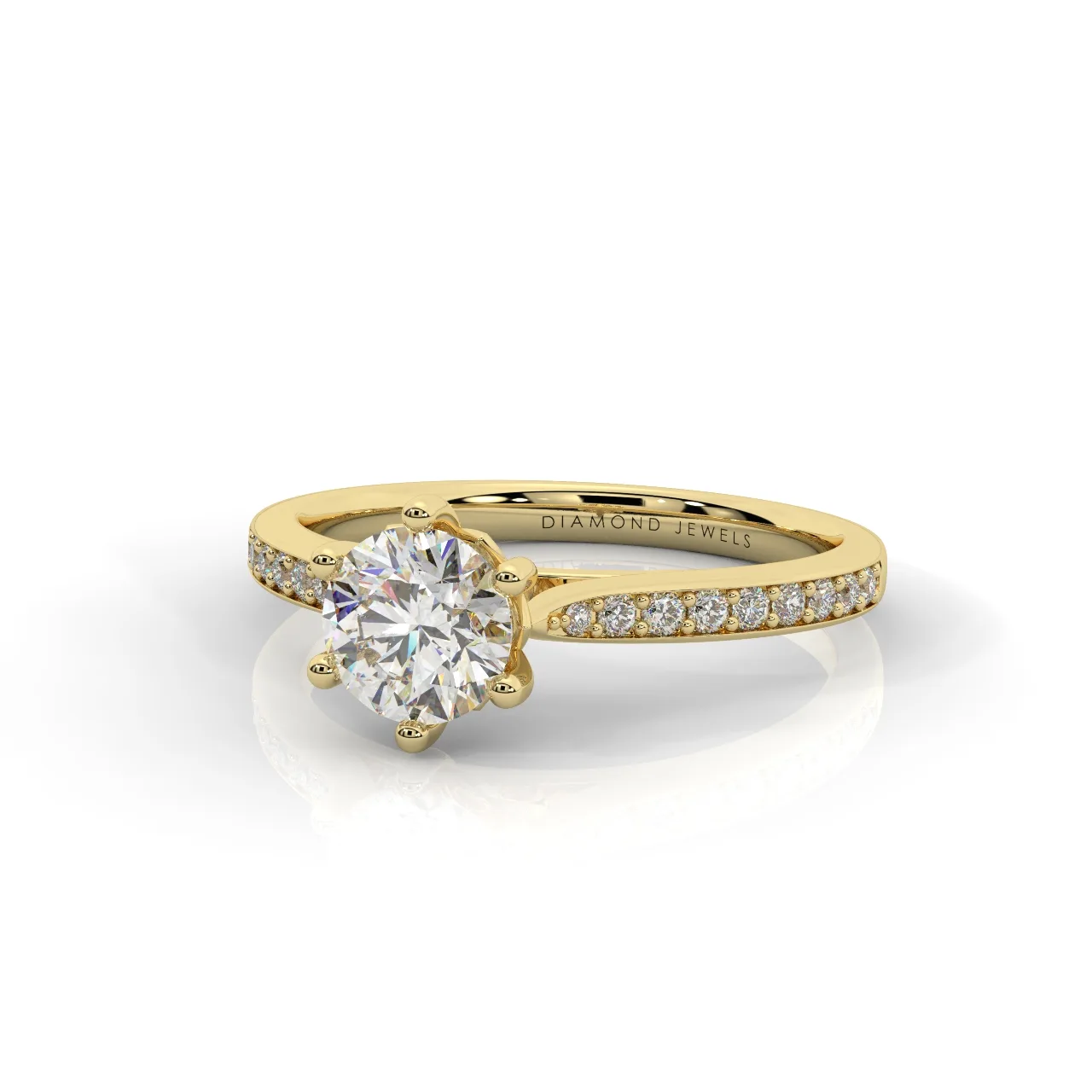 Sage Pave Ring