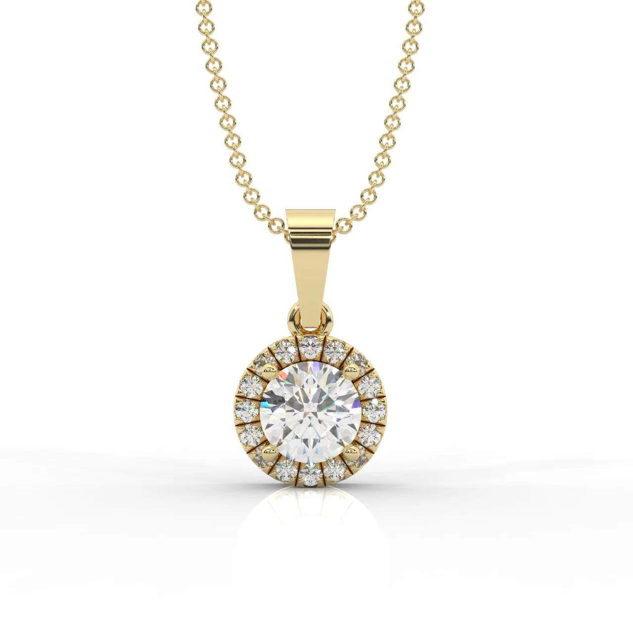 Wisteria Halo Pendant